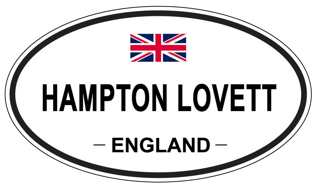 HAMPTON LOVETT, England - Oval Magnet
