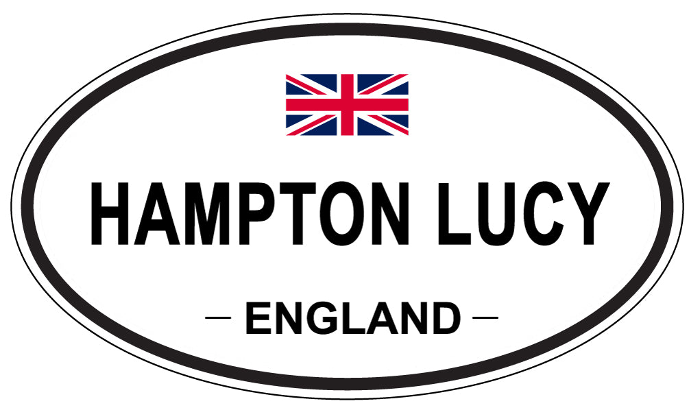 HAMPTON LUCY, England - Oval Magnet