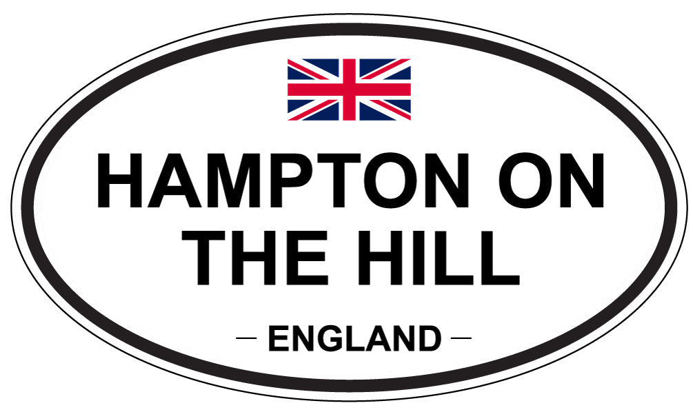 HAMPTON ON THE HILL, England - Oval Magnet