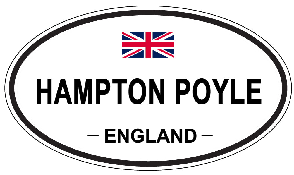HAMPTON POYLE, England - Oval Magnet