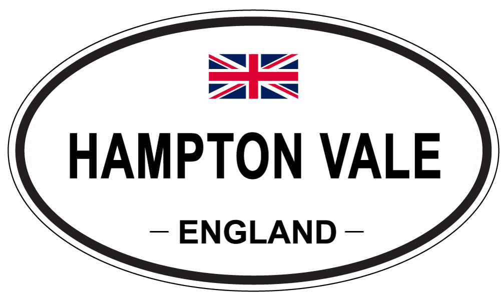 HAMPTON VALE, England - Oval Magnet