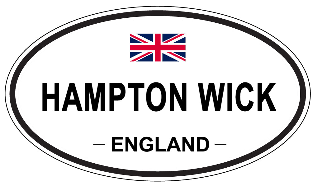 HAMPTON WICK, England - Oval Magnet