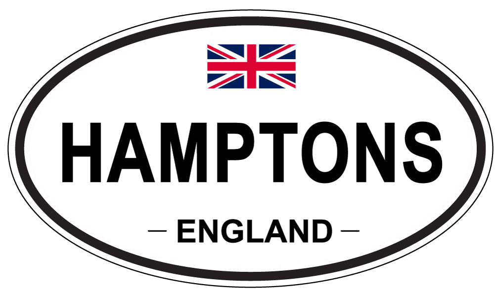 HAMPTONS, England - Oval Magnet