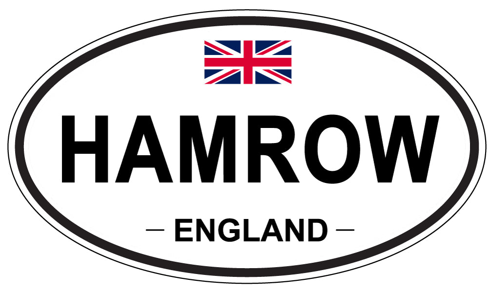 HAMROW, England - Oval Magnet