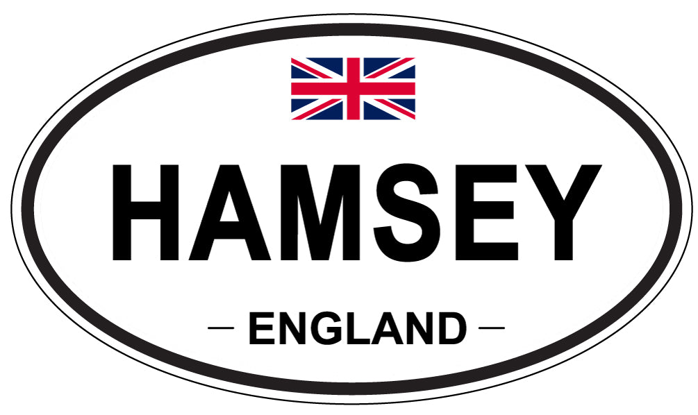 HAMSEY, England - Oval Magnet