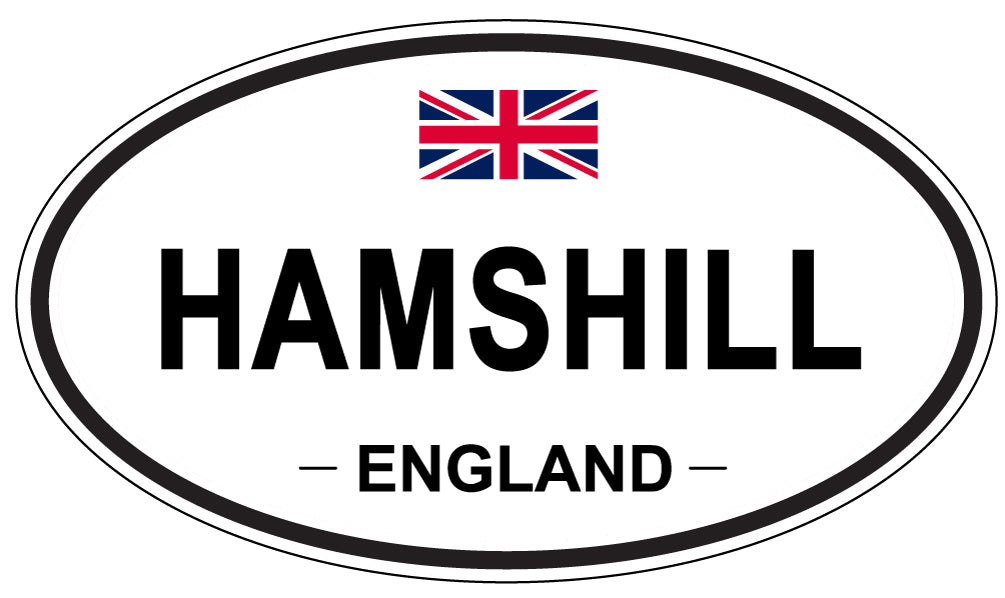 HAMSHILL, England - Oval Magnet