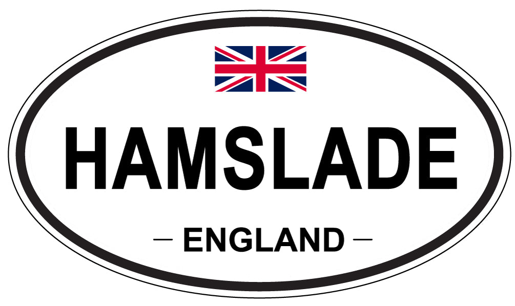 HAMSLADE, England - Oval Magnet