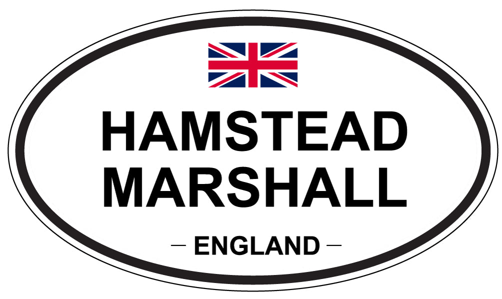 HAMSTEAD MARSHALL, England - Oval Magnet