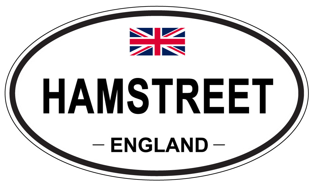 HAMSTREET, England - Oval Magnet