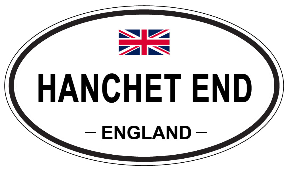 HANCHET END, England - Oval Magnet