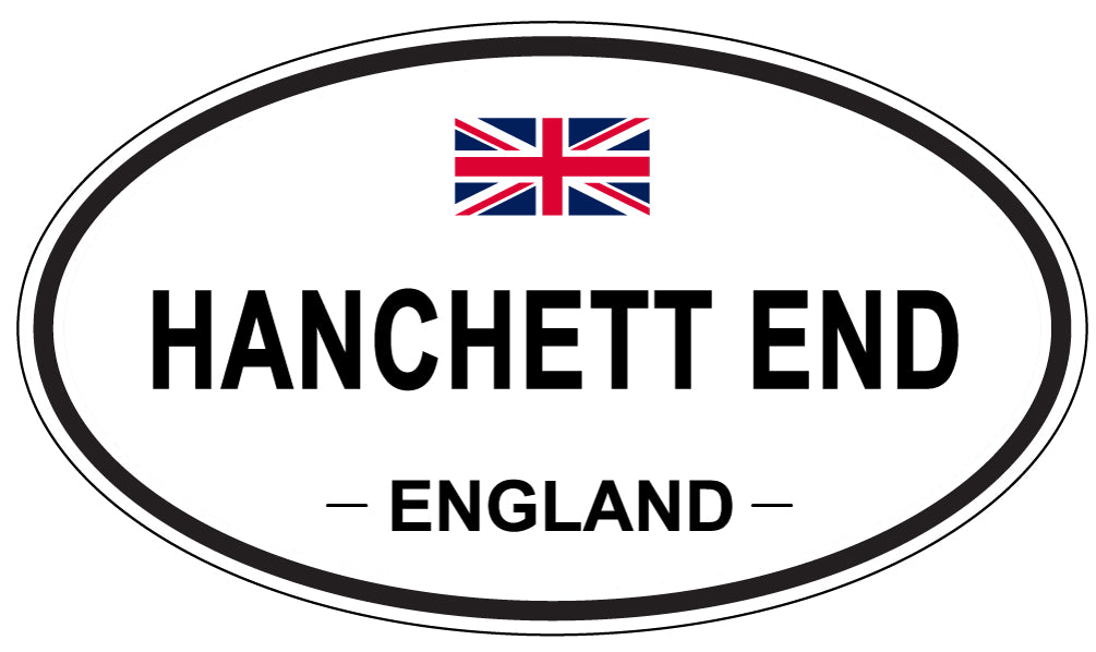HANCHETT END, England - Oval Magnet