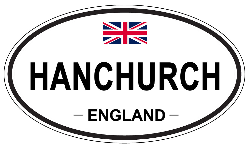 HANCHURCH, England - Oval Magnet
