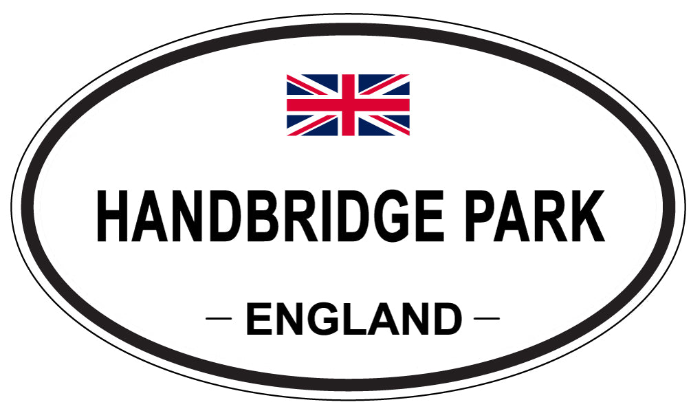 HANDBRIDGE PARK, England - Oval Magnet