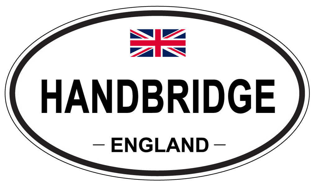 HANDBRIDGE, England - Oval Magnet