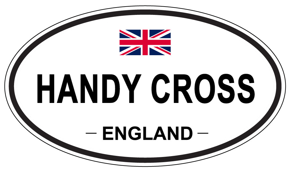 HANDY CROSS, England - Oval Magnet