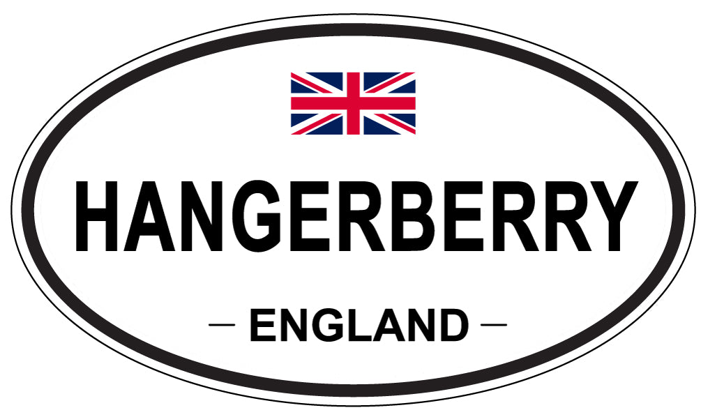 HANGERBERRY, England - Oval Magnet
