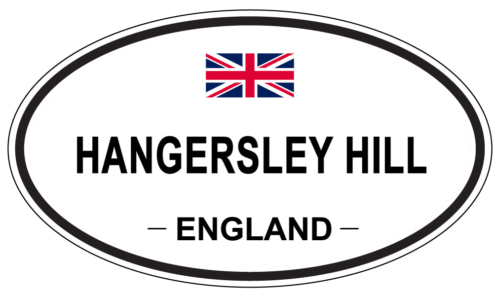 HANGERSLEY HILL, England - Oval Magnet