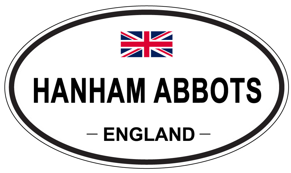 HANHAM ABBOTS, England - Oval Magnet