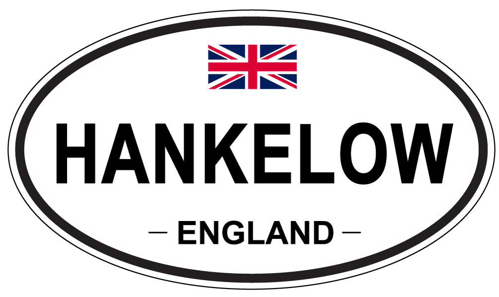 HANKELOW, England - Oval Magnet