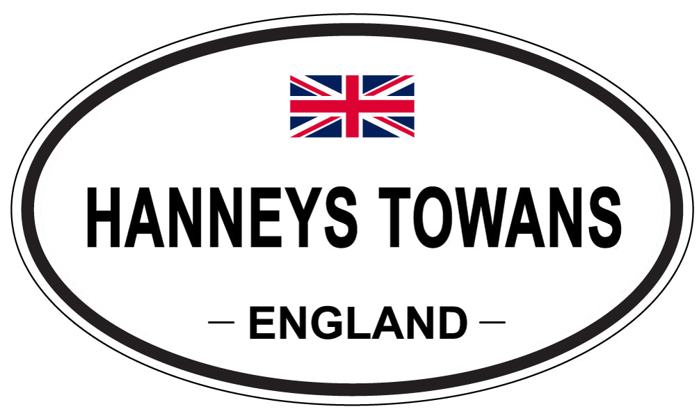 HANNEYS TOWANS, England - Oval Magnet