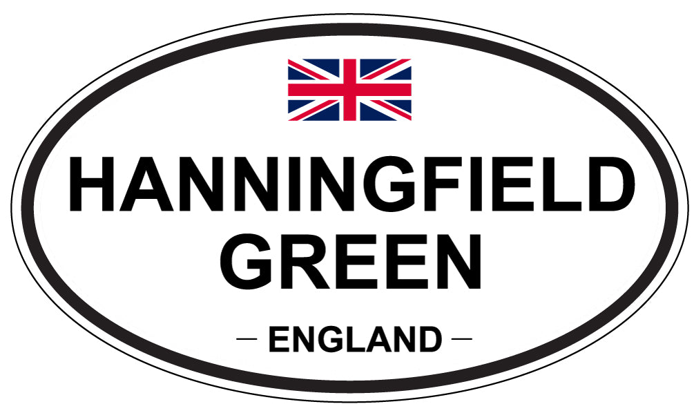 HANNINGFIELD GREEN, England - Oval Magnet