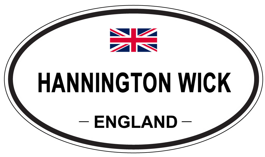 HANNINGTON WICK, England - Oval Magnet