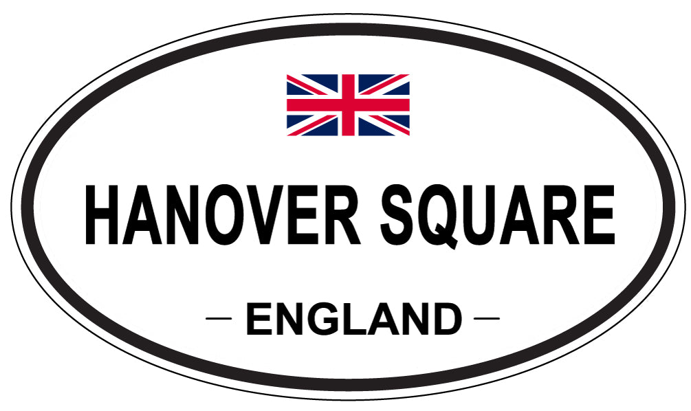 HANOVER SQUARE, England - Oval Magnet