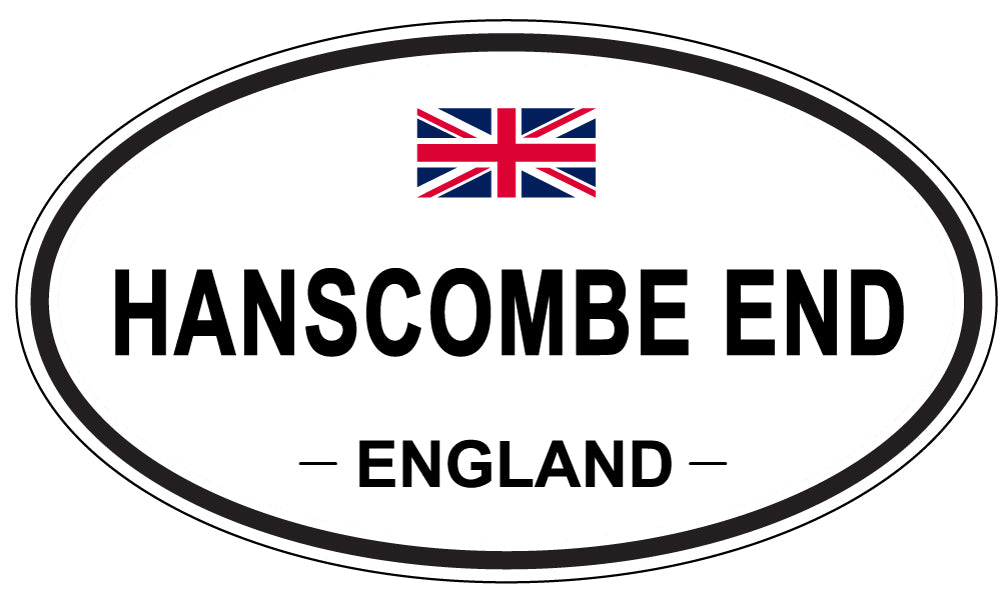 HANSCOMBE END, England - Oval Magnet