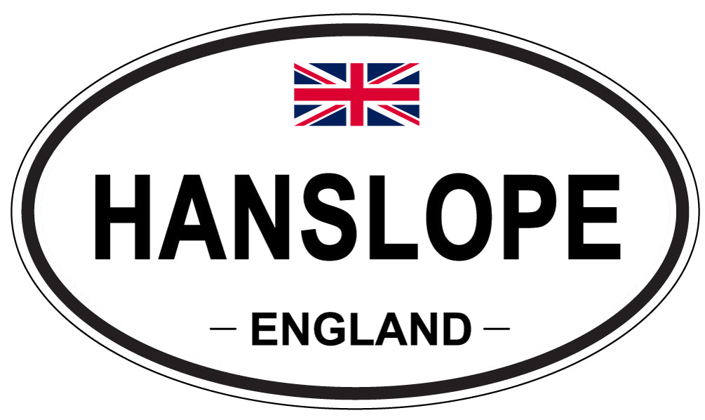 HANSLOPE, England - Oval Magnet