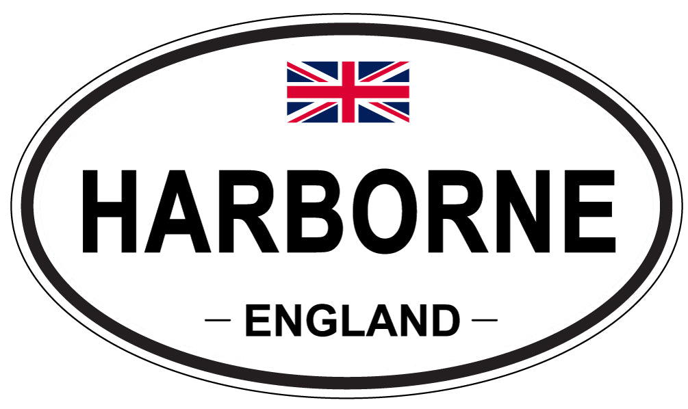 HARBORNE, ENGLAND - Oval Sticker