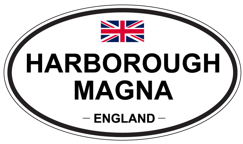 HARBOROUGH MAGNA, England - Oval Magnet