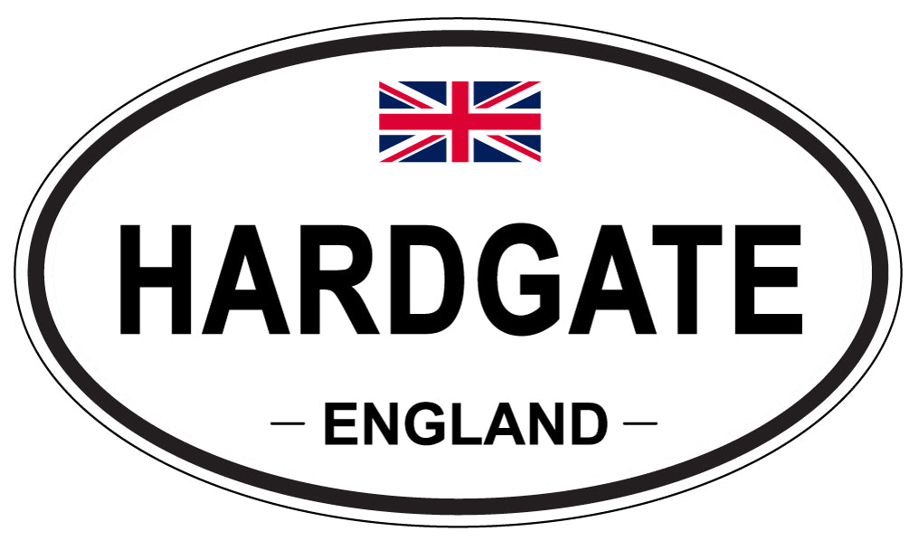 HARDGATE, England - Oval Magnet