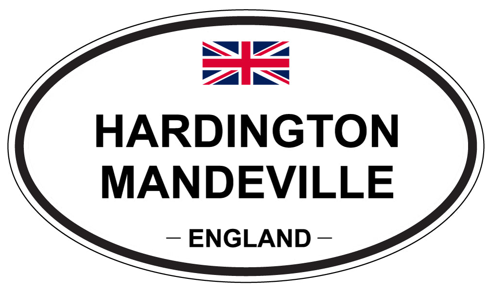 HARDINGTON MANDEVILLE, ENGLAND - Oval Sticker