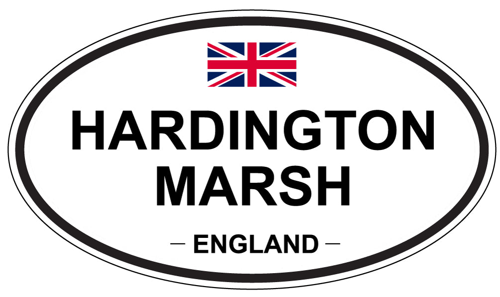 HARDINGTON MARSH, England - Oval Magnet