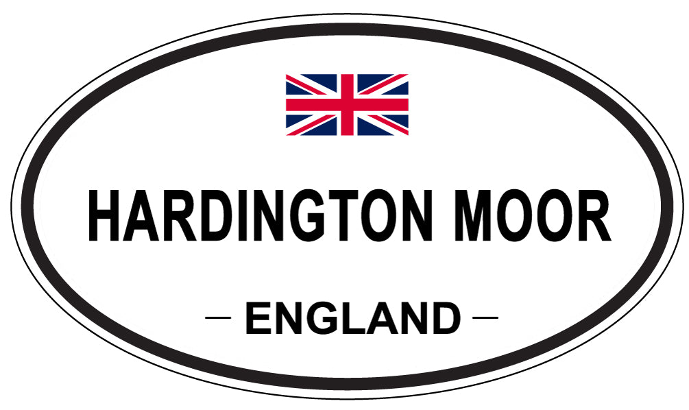HARDINGTON MOOR, ENGLAND - Oval Sticker