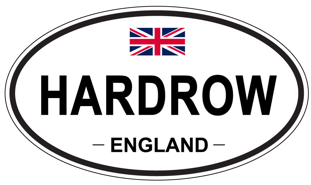 HARDROW, England - Oval Magnet