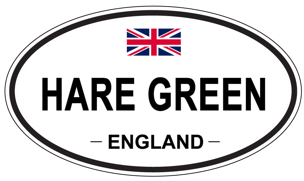 HARE GREEN, England - Oval Magnet