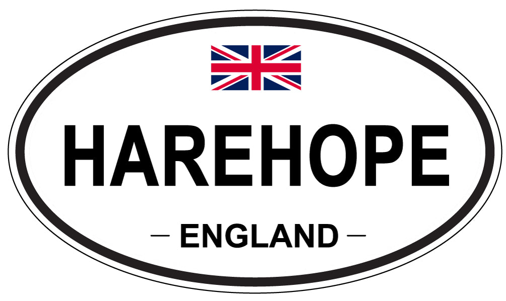 HAREHOPE, England - Oval Magnet