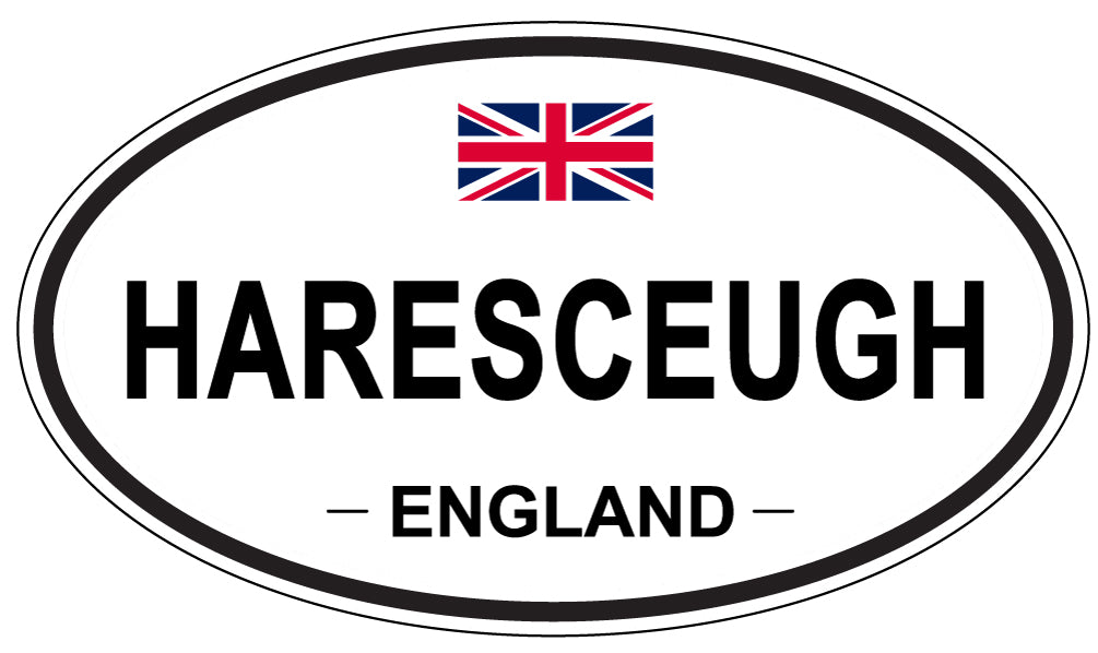 HARESCEUGH, England - Oval Magnet