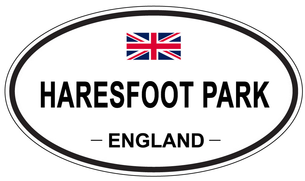 HARESFOOT PARK, England - Oval Magnet