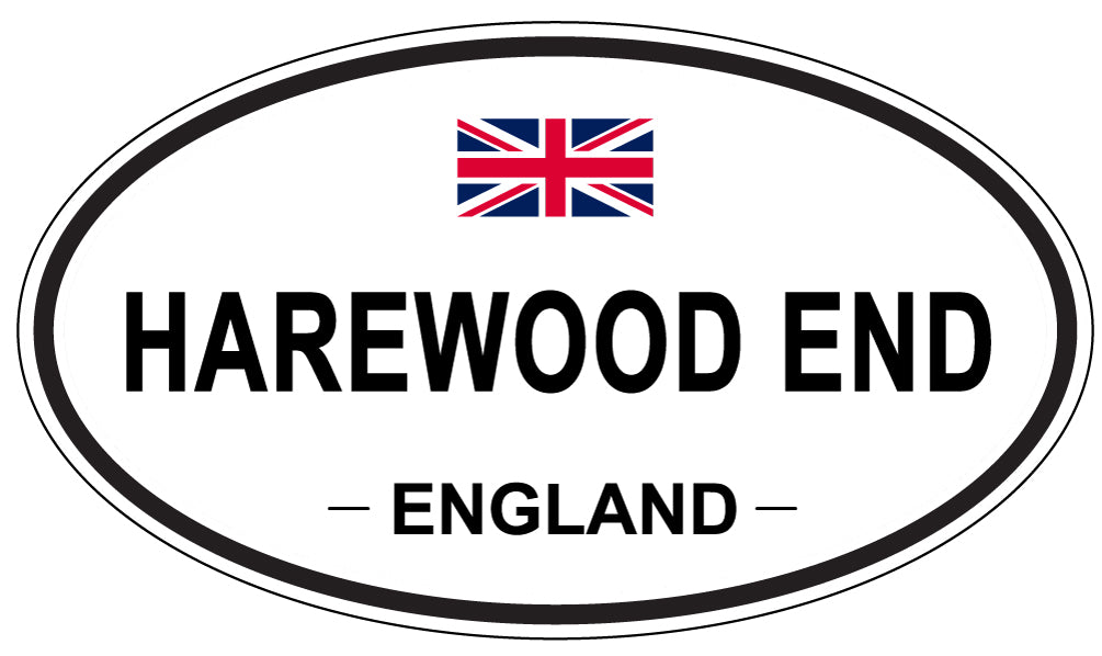 HAREWOOD END, England - Oval Magnet