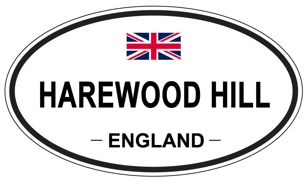 HAREWOOD HILL, England - Oval Magnet