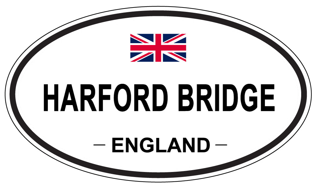 HARFORD BRIDGE, England - Oval Magnet