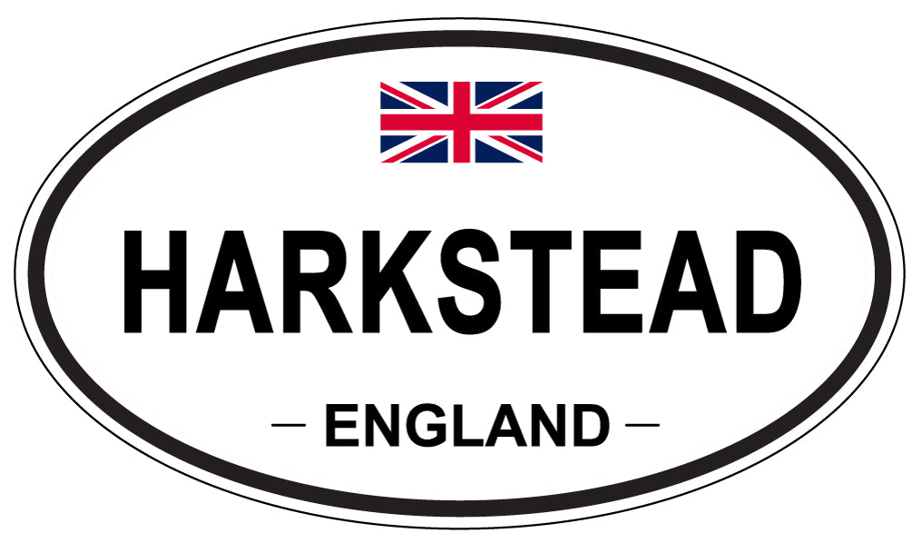 HARKSTEAD, England - Oval Magnet