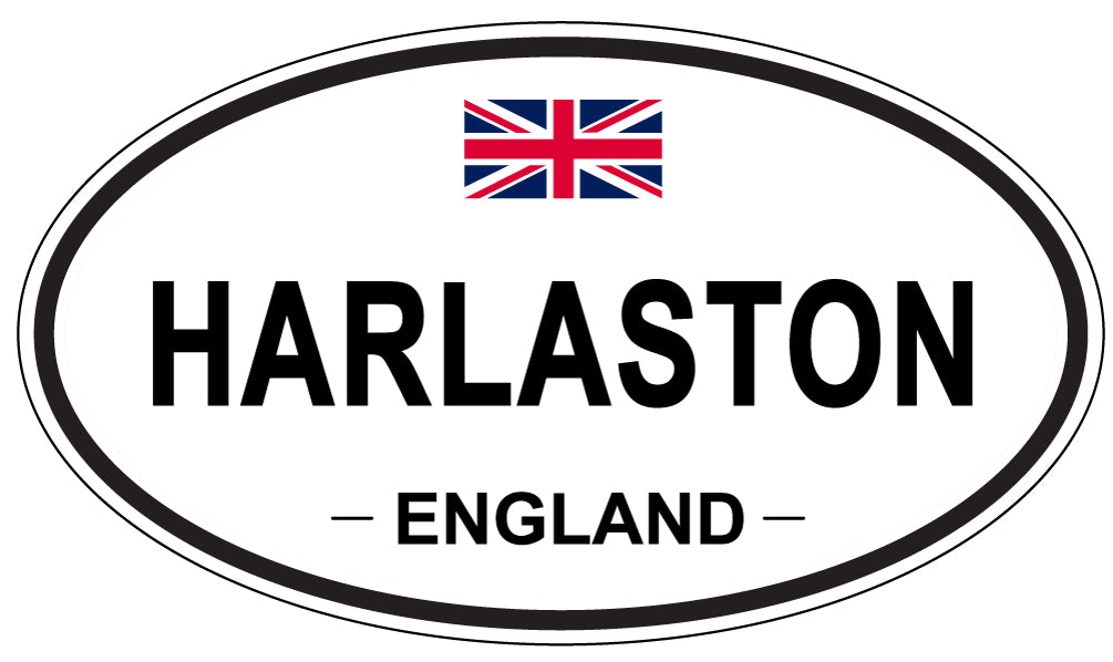 HARLASTON, ENGLAND - Oval Sticker
