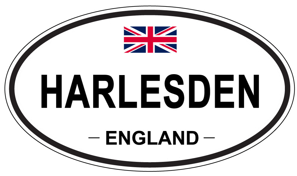 HARLESDEN, England - Oval Magnet