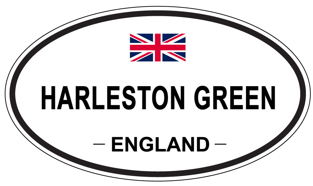 HARLESTON GREEN, England - Oval Magnet