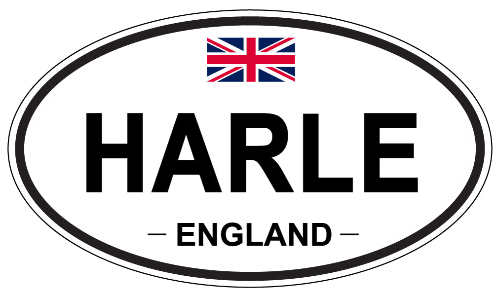 HARLE, England - Oval Magnet