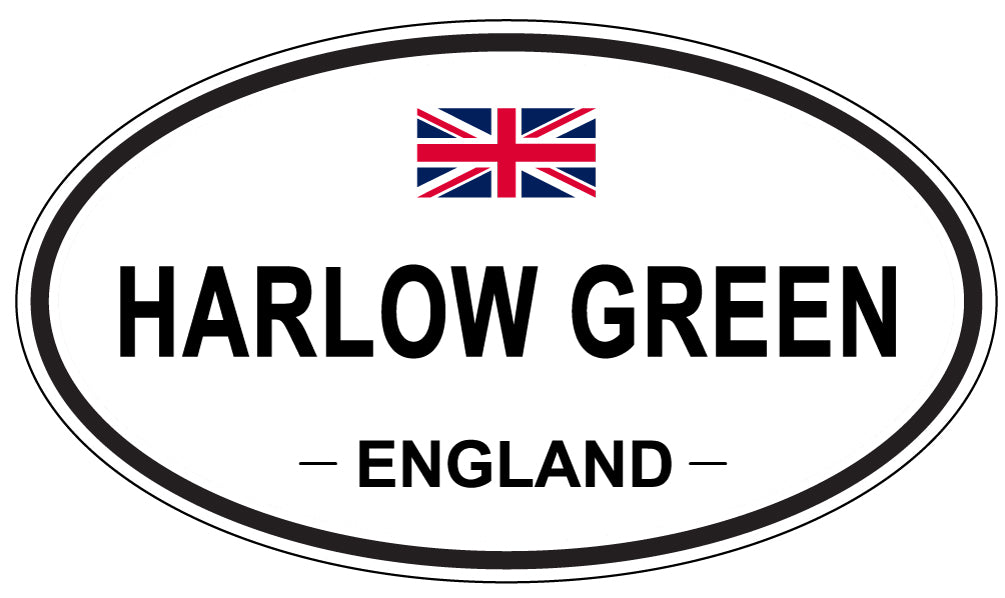 HARLOW GREEN, England - Oval Magnet