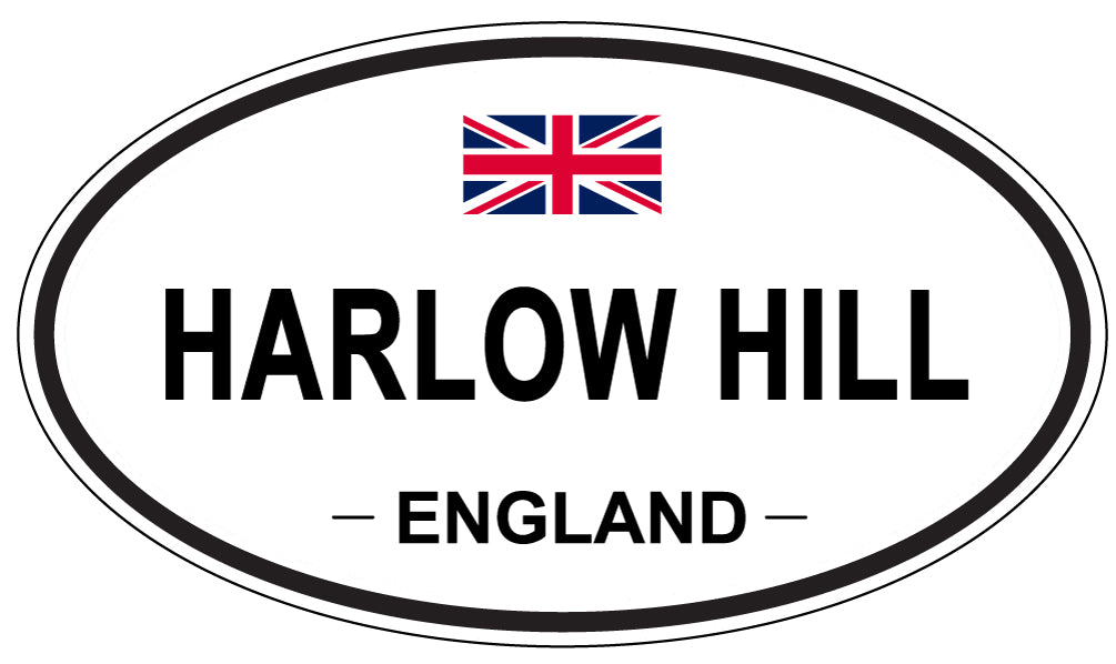 HARLOW HILL, England - Oval Magnet